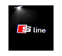 (S-line) LED Car Door Logo Projector Light For 80 A1 A3 8Y 8V V8 8P 8L A4 B5 B6
