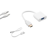 S-link SL-HVS13 HDMI to VGA + Audio Micro Usb Converter