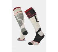 S Lorpen Womens Snow And Rock Ski Socks (2 Pack) Lt Grey Size