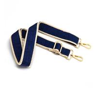 S&loyoe Purse Straps Replacement Crossbody Bag Strap Adjustable Wide Guitar Straps for Handbags 1.5inch, Labyrinth Stripes Dark Blue, Large