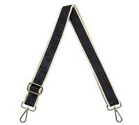 S&loyoe Purse Straps Replacement Crossbody Bag Strap Adjustable Wide Guitar Straps for Handbags 1.5inch, Labyrinth Stripes Black, Large