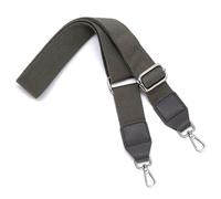 S&loyoe Solid Color Purse Straps Replacement Crossbody Bag Strap Adjustable Wide Guitar Straps for Handbags 1.5inch, Leather Pure Gray Silver, Large