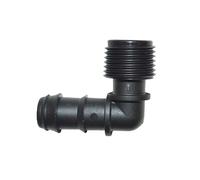 S&M 10620 90° Threaded Elbow for Drip Irrigation Pipes 16mm x 3/4" Blister Pack of 10 Male Thread 3/4" Easy to Install 5 Year Warranty