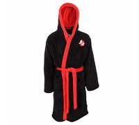 (S-M, Black/Red) Ghostbusters Unisex Adult Logo Dressing Gown