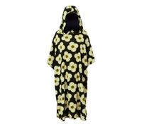 (S-M, Black) Regatta Womens/Ladies Orla Kiely II Spinning Flower Towelling Robe