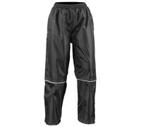 (S-M, Black) Result Unisex Adult Pro Coach Waterproof Trousers