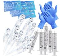 (S/M Breeds 8 Inches) 10 Alpha Dog Complete AI Kits Canine Premium Artificial Insemination Tubes Rods