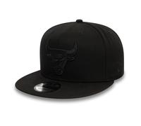 Chicago Bulls Cap Adjustable Mens Monochrome 9Fifty New Era Black