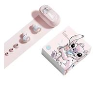 S&M Fashion Cute Stitch Wireless Bluetooth 5.3 In Ear Earbuds Earphone Headphone Headset - Comfortable In-Ear, HiFi Stereo Sound, for Birthday & Christmas (Angel, One Size)