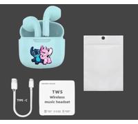 S&M Fashion Cute Stitch Wireless Bluetooth Earbuds - Comfortable In-Ear, Noise Cancelling - Perfect Birthday