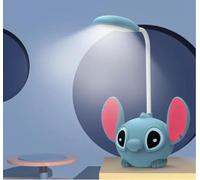 s&m Fashion S&M Adorable Cute Stitch Table Lamp Perfect for Night Light and for Book Reading and Pencil Cutting 360 Rotating 2 in 1 Rechargeable Lamp