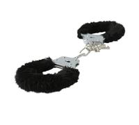 S&M Furry Handcuffs: Black