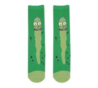 (S-M, Green) Rick And Morty Unisex Adult Pickle Rick Socks