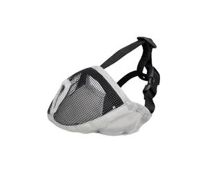 (S-M, Grey) Trixie Dog Muzzle - Short-Nosed Breeds