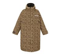 (S-M, Multicoloured) Regatta Unisex Adult Leopard Print Waterproof Reversible Changing Robe
