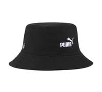 (S-M, Puma Black) Puma Unisex Adult ESS No.1 Embroidered Logo Cotton Bucket Hat