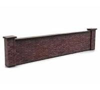 S.M.S. KX107A Modular Wall, Victorian Red Brick, Laser Cut Kit, OO/HO Gauge, 5ft