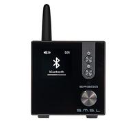 S.M.S.L SA300 HiFi Digital Amplifier, Infineon's MA12070 Chip 80W x 2 Class D Power Amp, RCA USB Bluetooth 5.0 APTX Input, Multiple EQ Modes with Remote Control (Black)