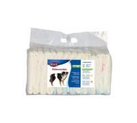 (S-M, White) Trixie Diapers For Male Dogs