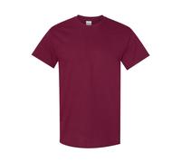 (S, Maroon) Gildan Mens Heavy Cotton Short Sleeve T-Shirt (Pack Of 5)