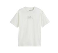 (S, Marshmallow) Vans Mens Box Logo Oversized T-Shirt