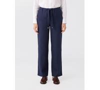 'S Max Mara Linen Wide-Leg Trousers - Size: 40 - female