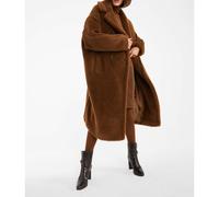 (S) MAX MARA Teddy Bear Icon Coat In Tobacco
