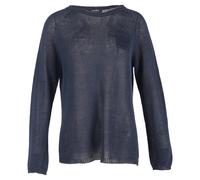 S Max Mara Women's Preloved 'S Sweater in Navy Blue Cotton | Size: XL