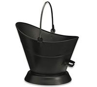 S&MC Homeware Heavy Duty Steel Black Waterloo Coal Bucket Metal Fireside Scuttle
