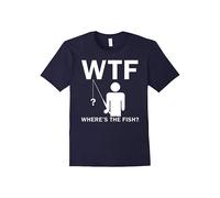 (S) Mens Where's The Fish Funny Father's Day Birthday Gifts Fishing-Father's Day