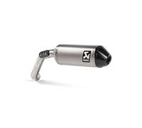 S-MG8SO2-HFTT - Exhaust Muffler Akrapovic Titanium Moto Guzzi V85 TT (21-22)