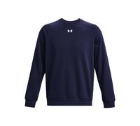 (S, Midnight Navy/White) Under Armour Unisex Adult Rival Fleece Crew Neck Sweatshirt