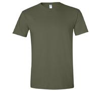 (S, Military Green) Gildan Mens Short Sleeve Soft-Style T-Shirt