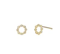 s,Mini tiny studCircled women'earringthat don't need to be picked up