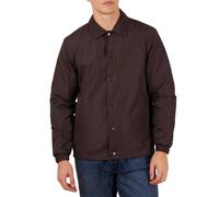 (S, Mocha Brown) Brave Soul Mens Lightweight Coach Jacket