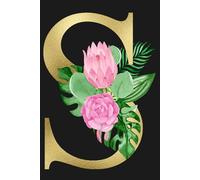 “S” ~ Monogram, Initial ~ Classy Gold, Journal /Diary / Notebook: Celebrates all the things that start with “S”
