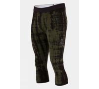 Mons Royale Merino Cascade Flex 200 3/4 Base Layer Botto olive tie dye S