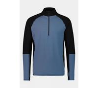 S Mons Royale Mens Olympus 3.0 Half Zip Top Blue Size