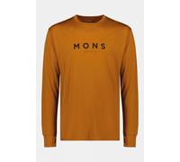 Mons Royale Yotei Classic LS Men''s Merino Wool Top, S Copper