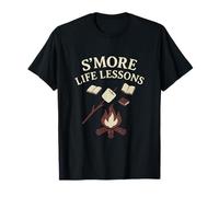 S’more Life Lessons Camping Campfire Quote Design T-Shirt