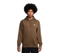 (S, Mosswood brown) Nike Mens Club Fleece Pullover Hoodie