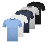 (S, Multicoloured) Farah Mens Genero T-Shirt (Pack of 5)