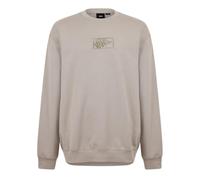 (S, Mushroom) Vans Mens Box Logo Regular Sweatshirt