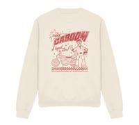 (S, Natural) Toy Story Unisex Adult Duke Caboom Retro Sweatshirt