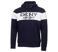DKNY Mens South Street Colour Block Hoody - Navy - S