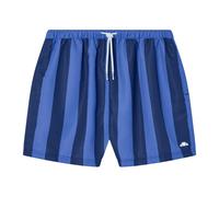 (S, Navy) Ellesse Mens Staziona Vertical Stripe Swim Shorts