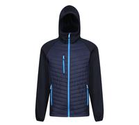 (S, Navy/French Blue) Regatta Mens Navigate Quilted Hybrid Jacket