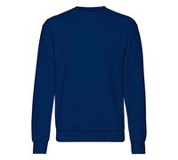 (S, Navy) Fruit Of The Loom Mens Set-In Belcoro Yarn Sweatshirt