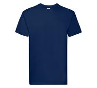 Fruit of the Loom Men's Super Premium T-Shirt in Navy | Size: Small Fruit Of The Loom Navy S