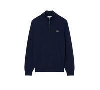 (S, Navy) Lacoste Mens Quarter Zip Casual Jumper